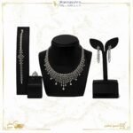 طقم ذهب مرصع بالألماس 3706