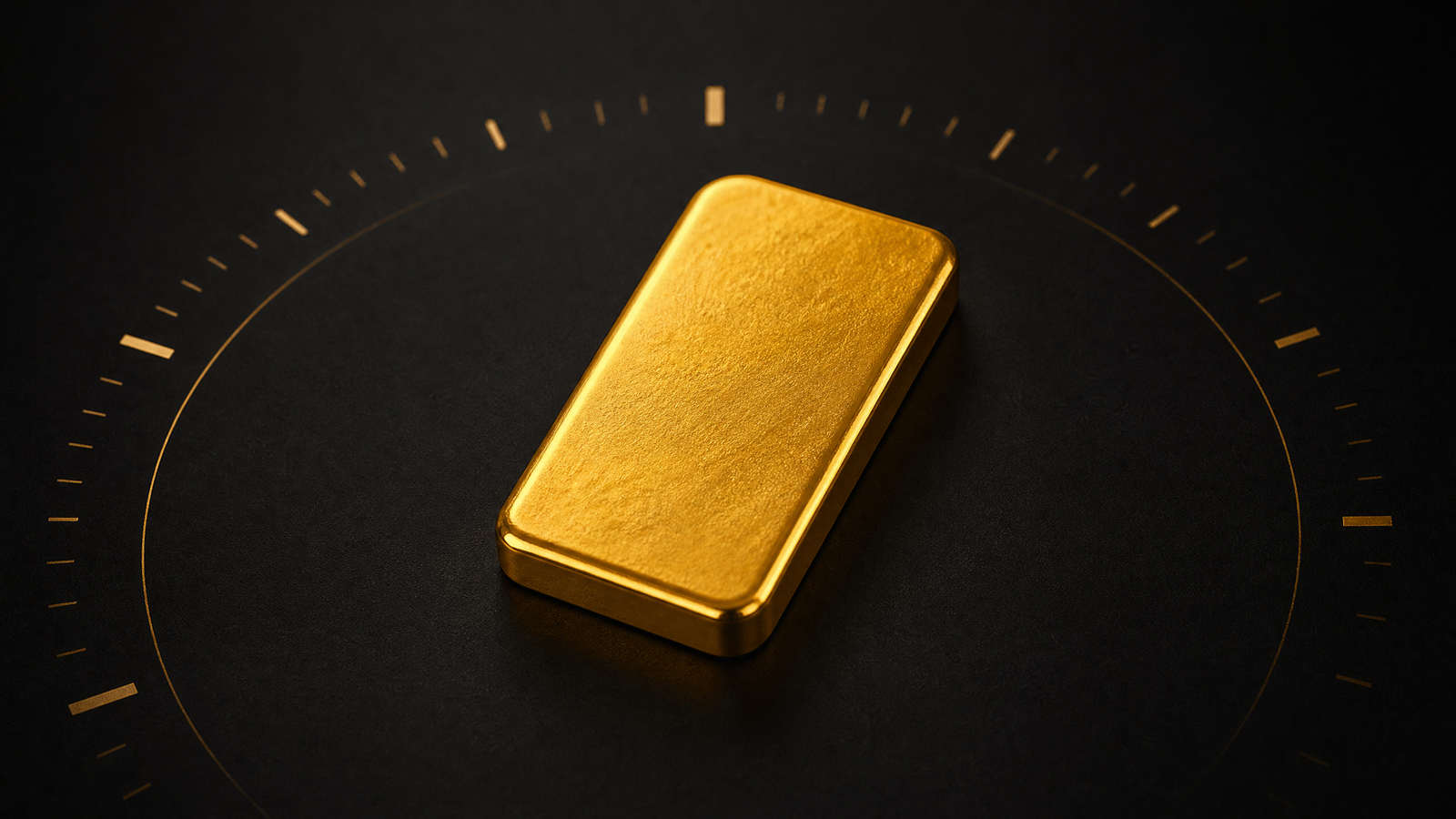 سبيكة ذهب تمثل وزن أونصة الذهب 31.1 جرام